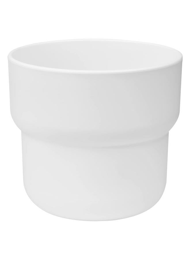 زبون وعاء نباتات، للاستخدام الداخلي/الخارجي، أبيض، 9 سم - Image 1