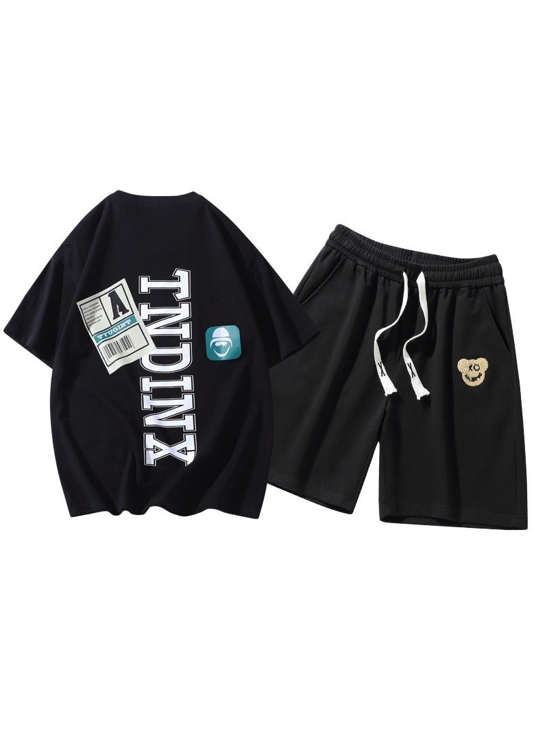 KUYING New Fashion Versatile Short Sleeve Set 