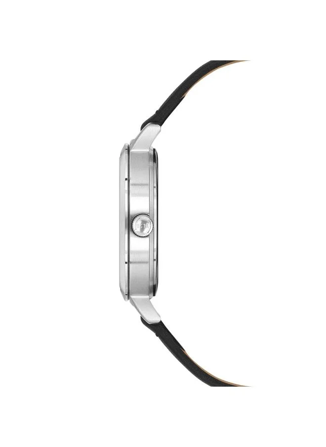 U.S. Polo Assn. Stile 31mm Women's Watch with Black Dial & Leather Strap