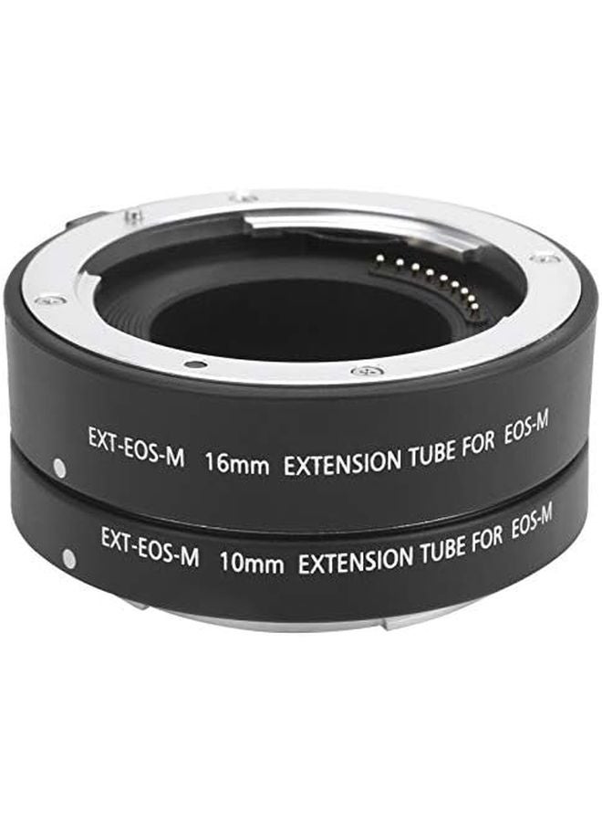 Aluminum Alloy Macro Extension Tube Set 10mm 16mm For EFM Mount Cameras - Image 1