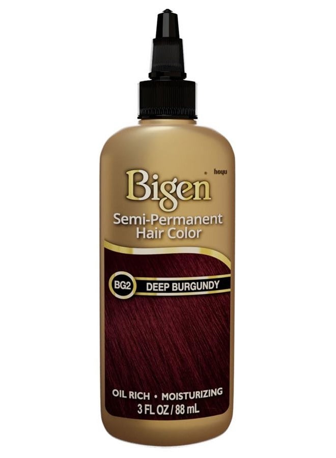 Bigen صبغة شعر شبه دائمة #Bg2 بورغندي عميق 3 أونصات (88 مل) - Image 2