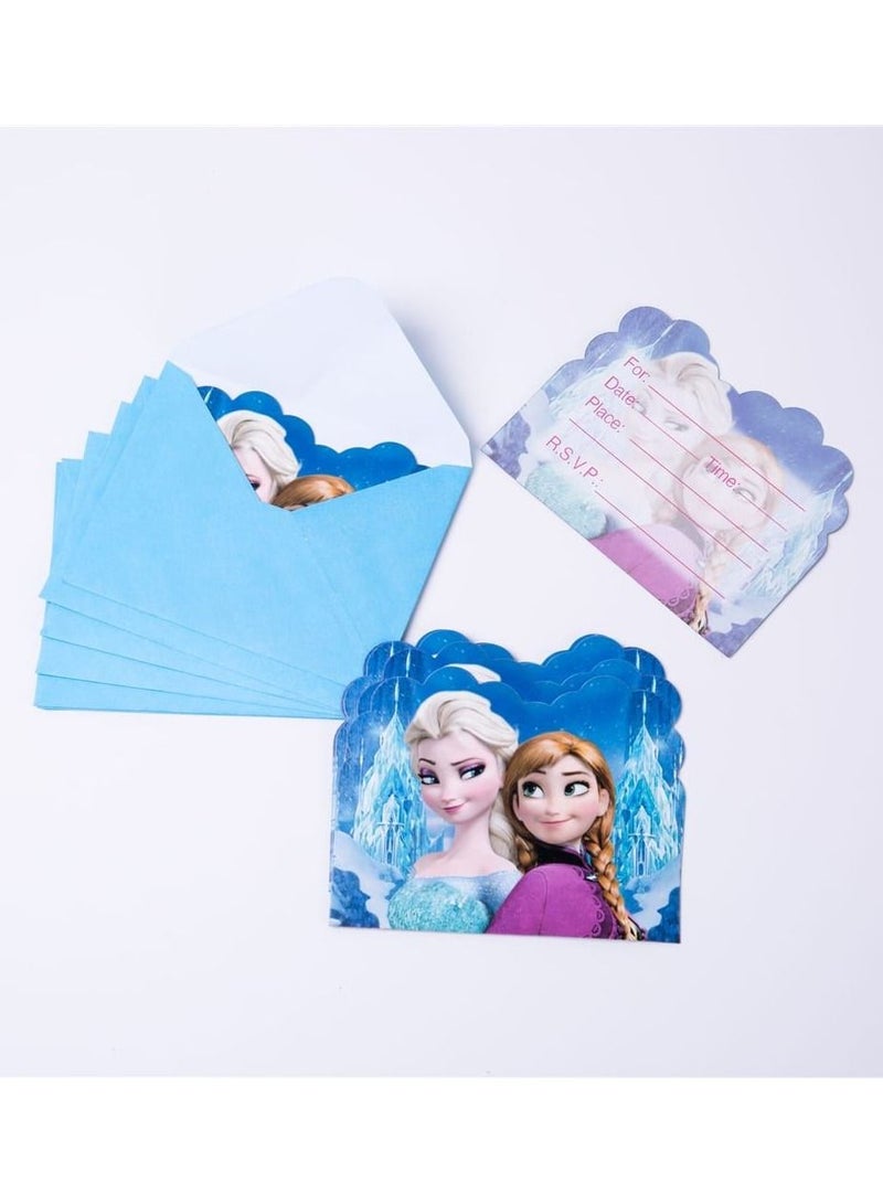 هايلاند 122 قطعة من أدوات مائدة الحفلات ذات الطابع المجمد للاستعمال مرة واحدة لـ 10 ضيوف - أدوات مائدة مجمدة - لوازم حفلات أعياد الميلاد المجمدة - زينة أعياد الميلاد المجمدة - زينة الحفلات ذات الطابع المجمد - Image 5