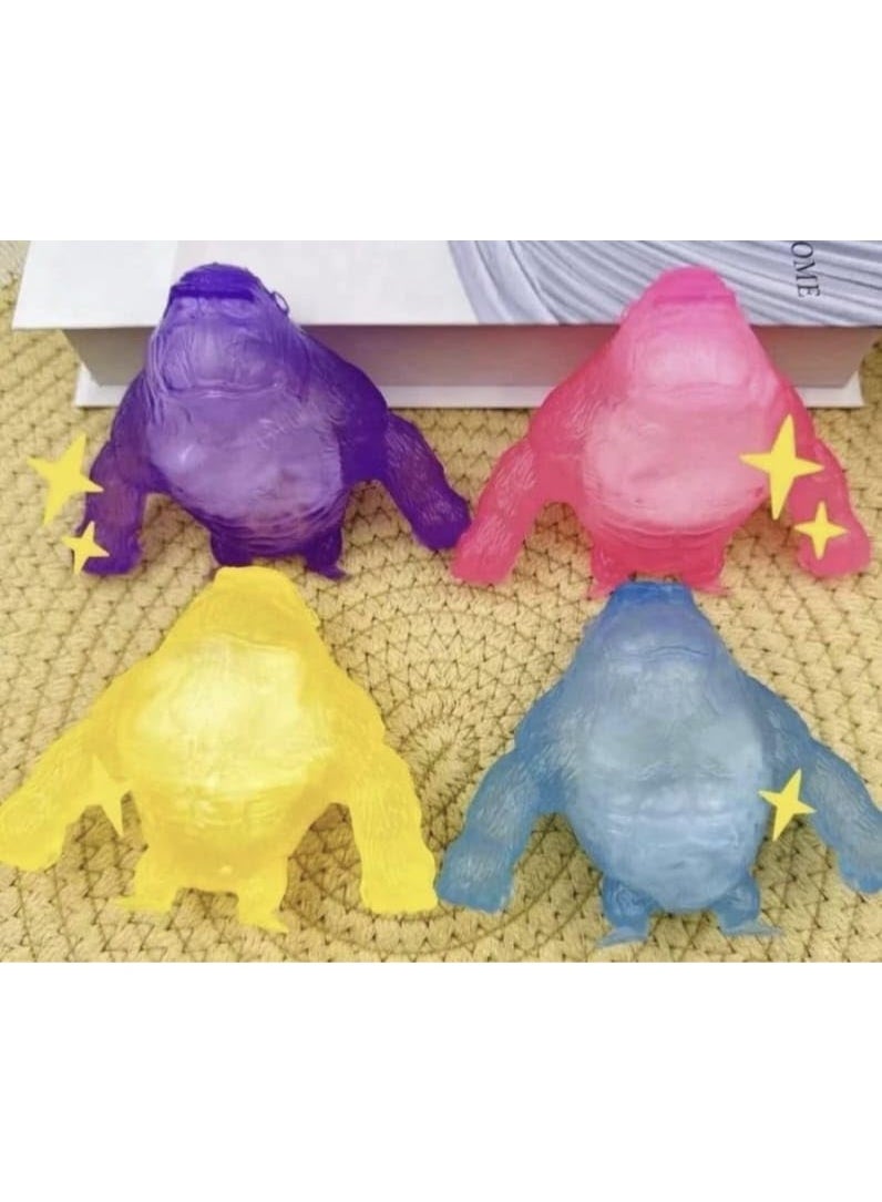 Squishy Gorilla Stress Relief Toy – Stretchy Jelly Like Ice Monkey Figure for Kids & Adults, Anxiety & ADHD Relief, Squeeze Gorilla Action Figure (Pack of 1, Random Color) 2026 - Image 5