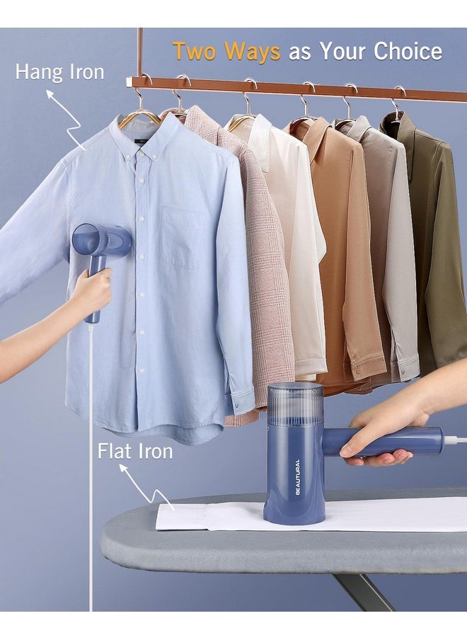 Beautural BEAUTURAL Steamer for Clothes, Foldable Handheld Clothing Wrinkles Remover for Garments, 30-Second Fast Heat-up, Portable Fabric Steamer for 120V Countries, Not for Use in 220V Such as Europe  - Image 3