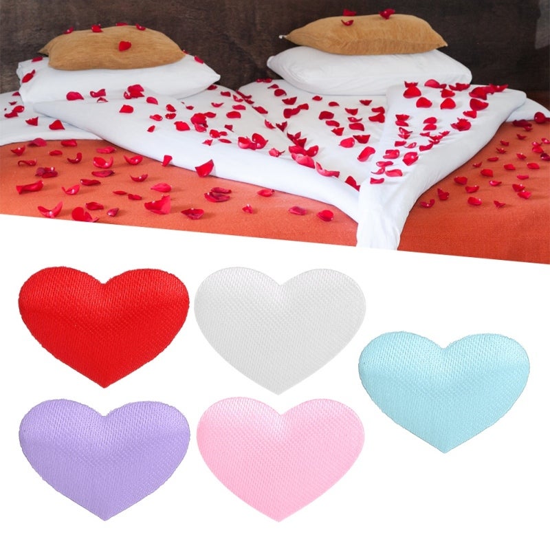 Heart Shaped Bag Sponge: 500 Pieces Mixed Colors 2.1cm, Built-in Soft Durable Sponge, High-Quality Odorless Polyester, Exquisite Handmade Accessory for Valentine's Day Wedding Anniversary Party Decora - Image 4