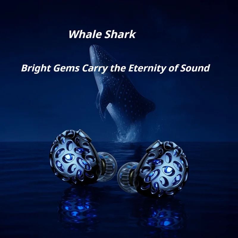 TRN Whale Shark 3DD + Planar Dynamic Hybrid HiFi Music Monitor Earphones, Audiophile Gaming IEM - Image 2