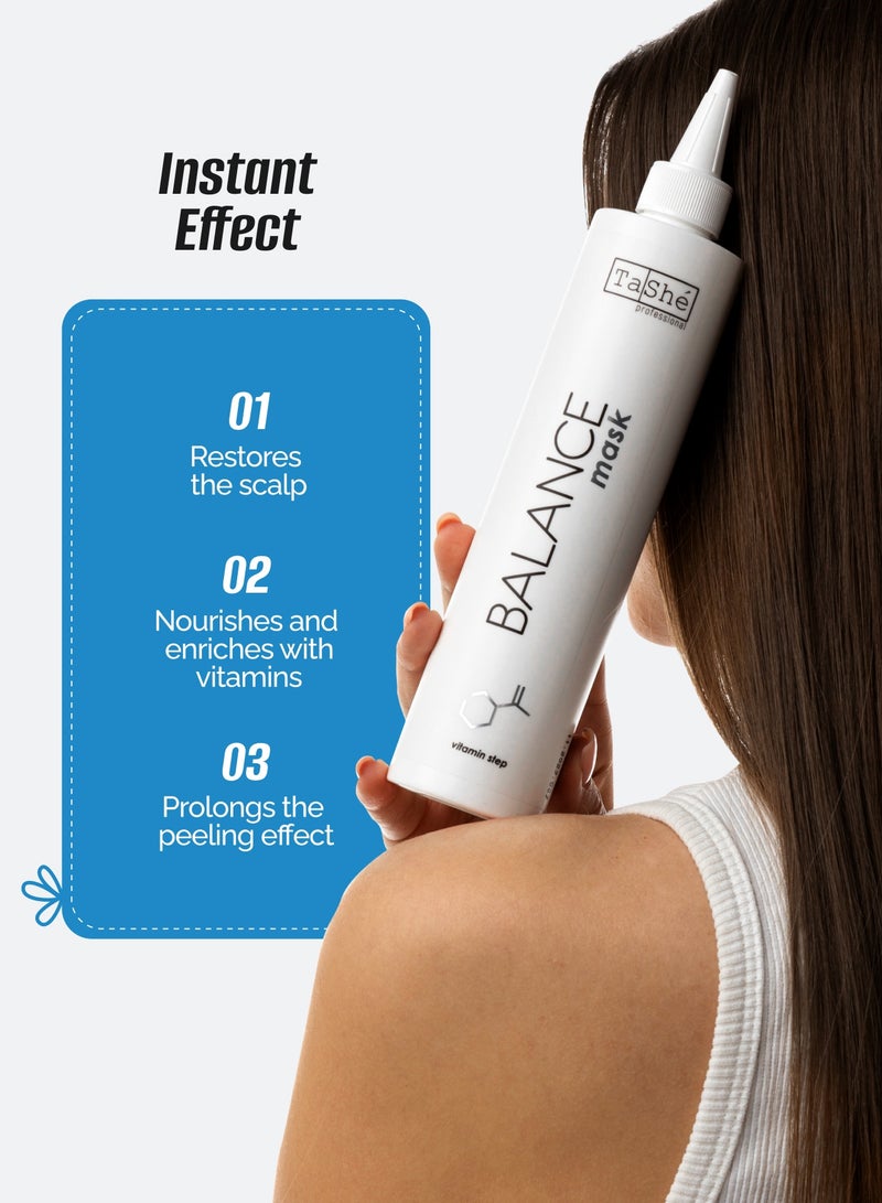 Tashe Exfoliating Mask. Cleanses The Scalp, Gets Rid Of Dandruff, Nourishes And Strengthens The Scalp And Hair. Get Back To Healthy And Clean Hair. No More Need To Wash Your Hair Every Day (300 ml)  - Image 2