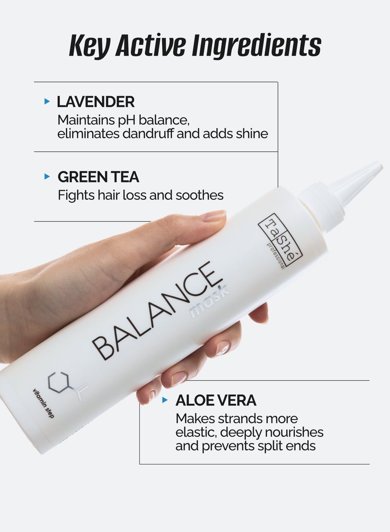 Tashe Exfoliating Mask. Cleanses The Scalp, Gets Rid Of Dandruff, Nourishes And Strengthens The Scalp And Hair. Get Back To Healthy And Clean Hair. No More Need To Wash Your Hair Every Day (300 ml)  - Image 3