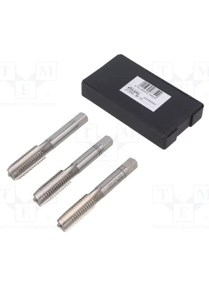 Generic - Volkel Hand Tap set of 3 pieces DIN 352 HSS-G - M 8 x 1.25 - Image 1