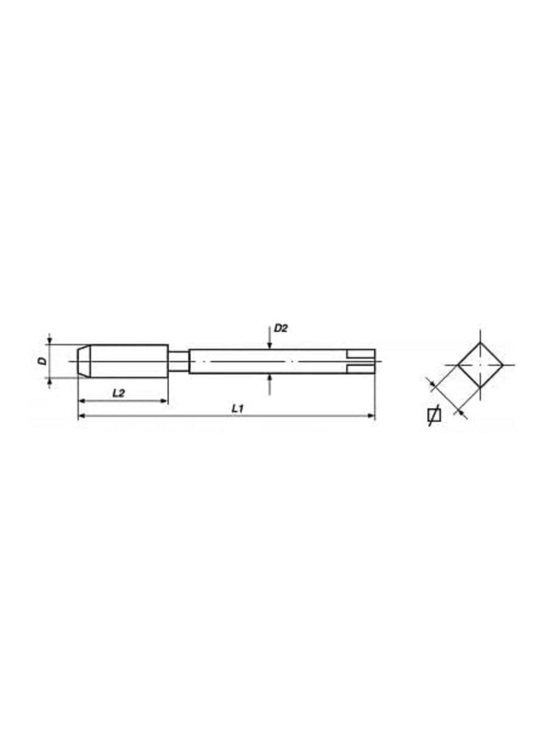 Generic - Volkel Hand Tap set of 3 pieces DIN 352 HSS-G - M 8 x 1.25 - Image 1