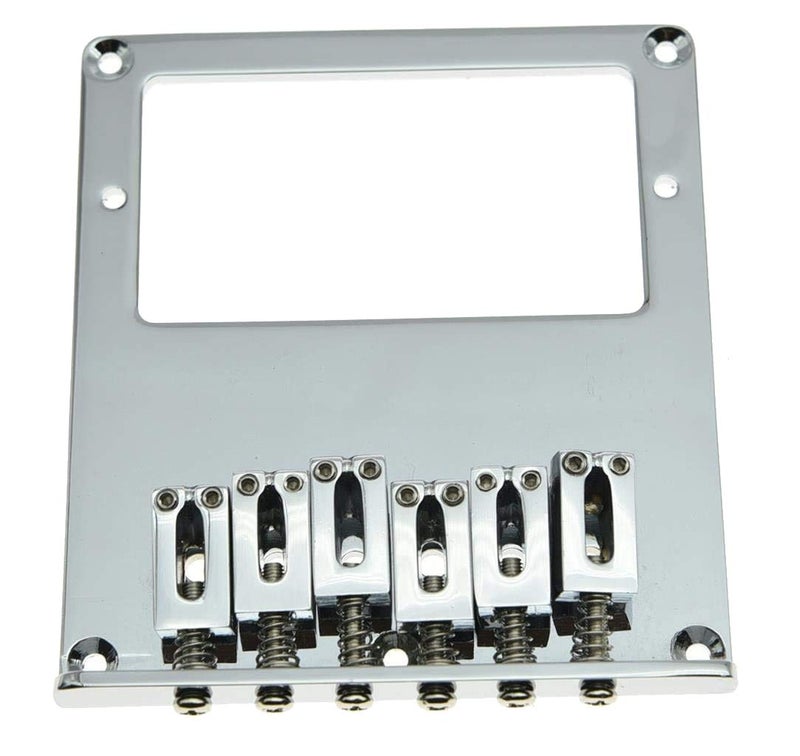 KAISH Tele Bridge Tele Humbucker Guitar Bridge for Telecaster/Tele Guitar Chrome - Image 2