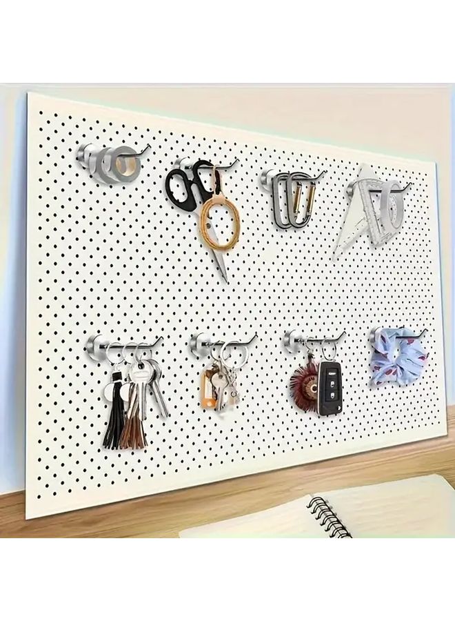 Heavy Duty Magnetic Hooks 2pcs 10mm 6.8kg Weight Capacity Strong Hold Corrosion Resistant Wall Mounted Hanger for Fridge Doors Cabinets Whiteboard Coats Keys Towels Utensils - Image 3
