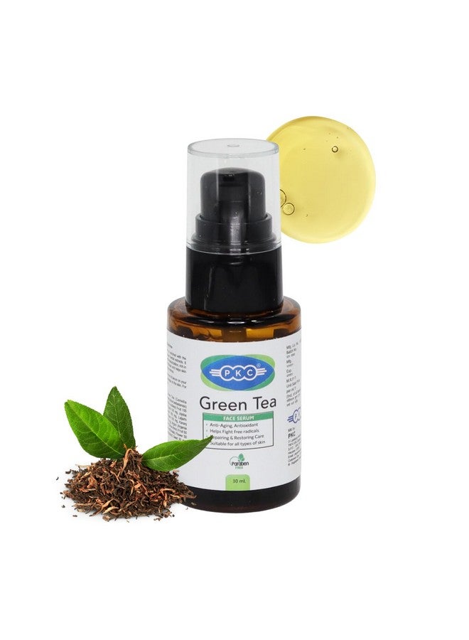 PKC 100% Natural Green Tea Face Serum | Antioxidant | Skin Repair | Helps Fight Free Radicals | For All Skin Types - Image 1