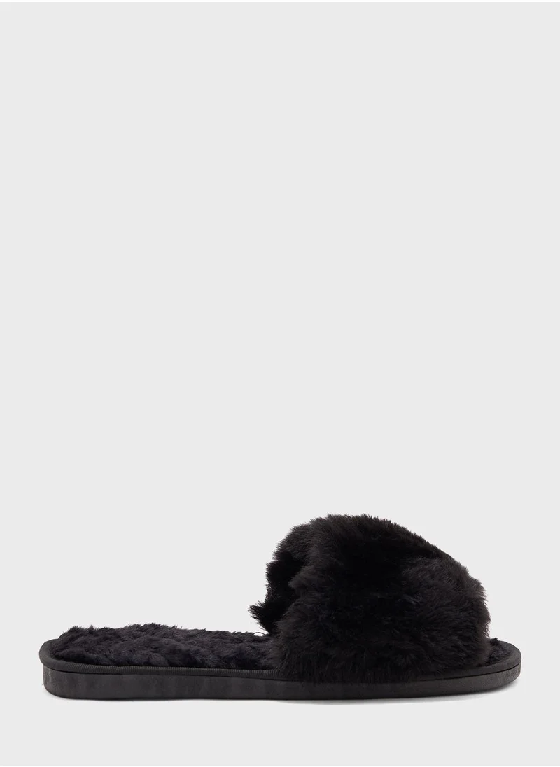 Ginger Open Toe Bedroom Slippers