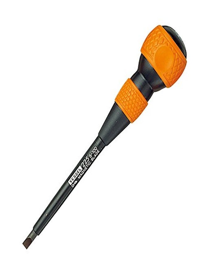 VESSEL BALL GRIP Screwdriver with Covered Shank -6x100 (4") No.225 225S6100 - Image 1