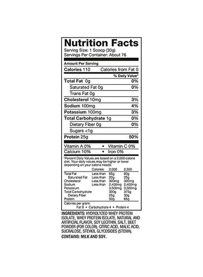 ديماتيز Dymatize ISO 100 – Strawberry – 5 LB (2.3 KG) - Image 3