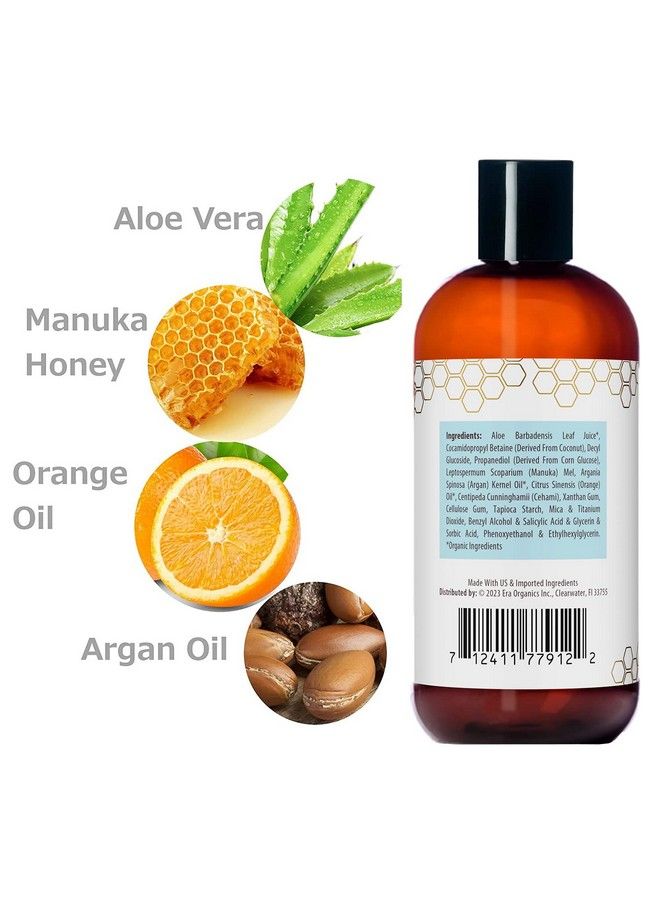 Era Organics Manuka Honey Dry Scalp Shampoo Soothing And Moisturizing Shampoo For Dry Scalp And Damaged Hair Family Friendly Sulfate Free Shampoo Dry Scalp Treatment For Sensitive Skin - Image 3