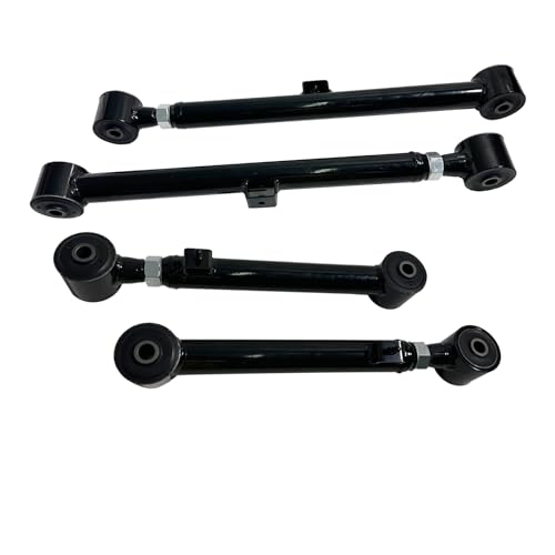 BST BSSP 4PCS Set Adjustable Rear Lower&Upper Control Arms 0-6” Lift Suspension Assembly Kit Compatible with 2009-2024 RAM 1500 for 2020-2024 Jeep Gladiator Custom 0-6” of Lift Heavy Duty - Image 1