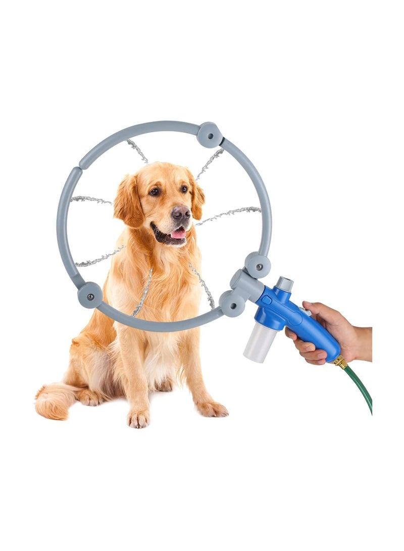 Cool Baby COOLBABY dog bath shower ,dogs cleaning quick wash accessories,pet 360 degreewasher,pets&dogs wash pet kit cleaning washing bath sprayers ,dog bathing supply cleaning,1Pc, blue. - Image 1