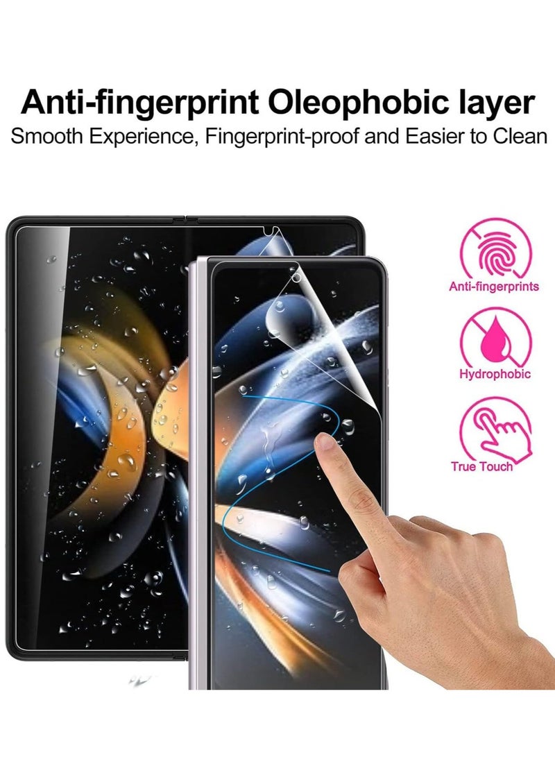 JOMILA 3IN1 Hydrogel Film For Samsung Galaxy Z Fold 5 Screen Protector Front Back Full Cover Hydrogel Transparent TPU Film Anti-explosion Non Tempered Glass For Samsung Galaxy Z Fold5 5G - Image 4