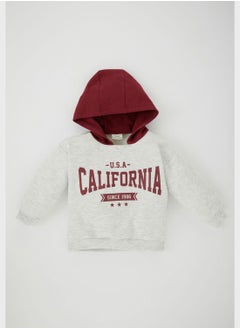 Infant Text Print Hoodie