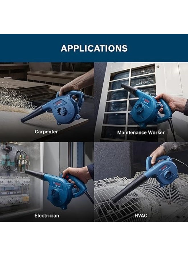 BOSCH GBL 650 منفاخ محترف | محرك 650 واط | تدفق هواء 3.7 م³/دقيقة | تصميم خفيف الوزن ومريح | متوافق مع ملحقات فوهة متعددة | 1.7 كجم منفاخ محترف | ضمان 1 سنة - Image 3