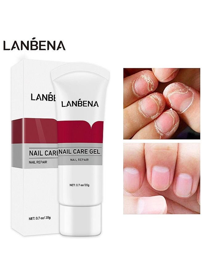 LANBENA Nail Care Gel - Nail Repair - Nail Repair Cream To Restore The Appearance Of Discolored Or Damaged Nails - 20G  - Image 1
