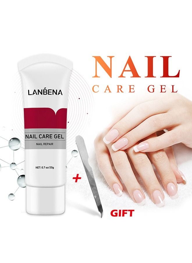 LANBENA Nail Care Gel - Nail Repair - Nail Repair Cream To Restore The Appearance Of Discolored Or Damaged Nails - 20G  - Image 3