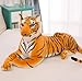 GracesDawn Stuffed AnimalsTiger 268 inches Including Tail Size Plush Animal Cat for Jungle Theme Decoration Cuddling Ideal Gift for Children Brown Tiger - Image 4