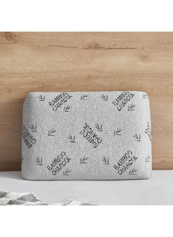 Home Box Relax Bamboo Charcoal Memory Foam Pillow 40 x 13 x 60 cm - Image 2