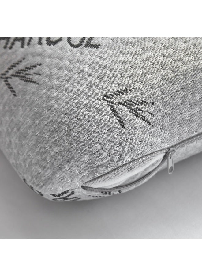 Home Box Relax Bamboo Charcoal Memory Foam Pillow 40 x 13 x 60 cm - Image 5