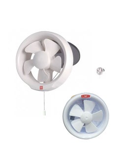 Circular Extractor Fan Installed On Windows 220 volts