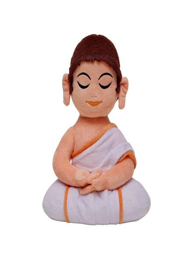 Panda's Box Navkar Mantra Chanting Jain Swami | As Seen on Shark Tank | Musical Toy | Non-Toxic| Best Birthday Gift for Newborn Kids (Boys, Girls)| Symbol of Non-Violence| Free Colouring Book | 28 CM - Image 1
