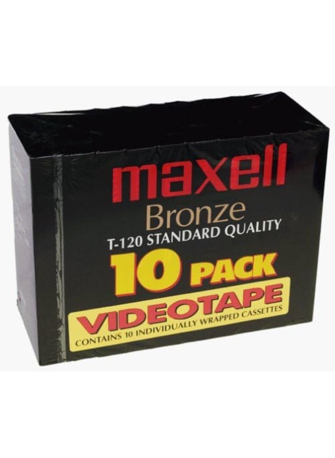 Maxell Maxell Bronze T-120 VHS (10-Pack) - Image 1