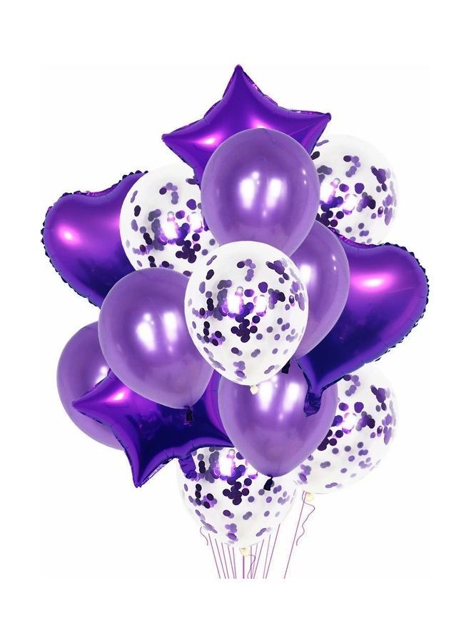 إسكدنيا طقم بالونات للزينة مكونة من 14 قطعة