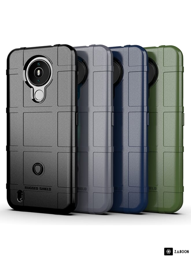 جرين تايجر حافظة تي بي يو مقاومة للصدمات بتغطية كاملة لهاتف نوكيا 1.4 (أخضر) - Image 2