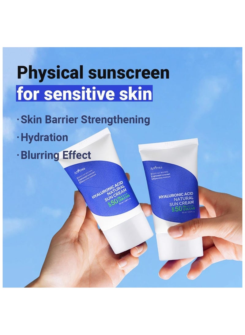 ايسنتري جل الحماية من الشمس المائي بحمض الهيالورونيك من ISNTREE 50 مل - Image 3