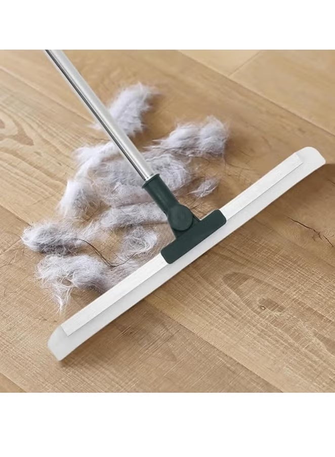 Floor Squeegee Silicone Squeegee Broom Window Cleaning Shower Squeegee Scrubber with Telescopic Pole for Tiles Garage Deck Bathroom Window (Multicolor) - Image 4