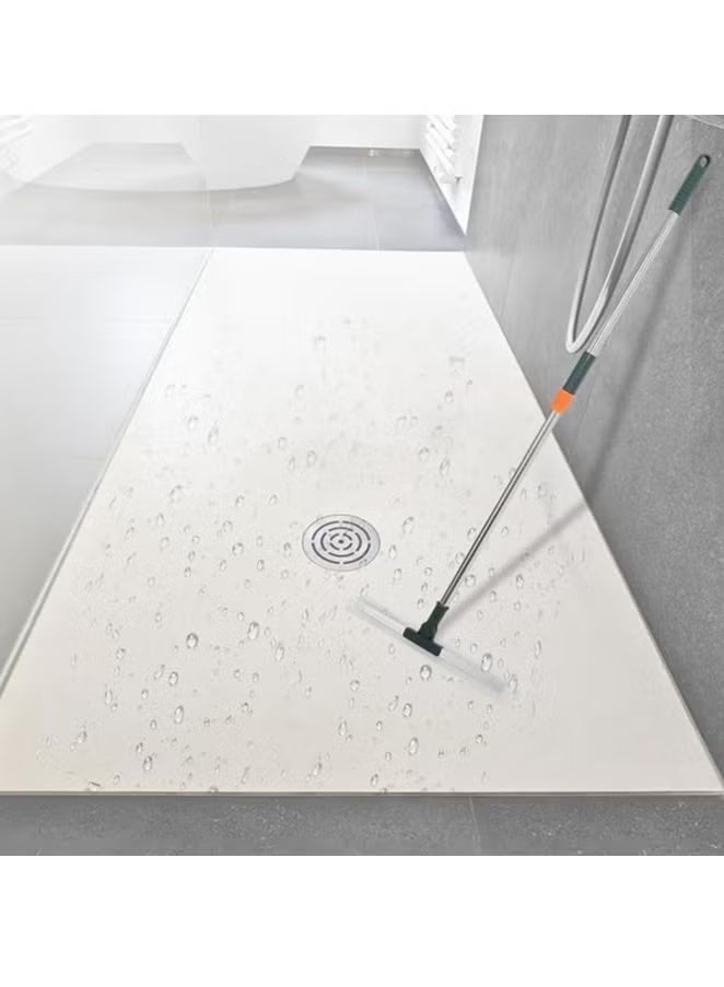 Floor Squeegee Silicone Squeegee Broom Window Cleaning Shower Squeegee Scrubber with Telescopic Pole for Tiles Garage Deck Bathroom Window (Multicolor) - Image 5