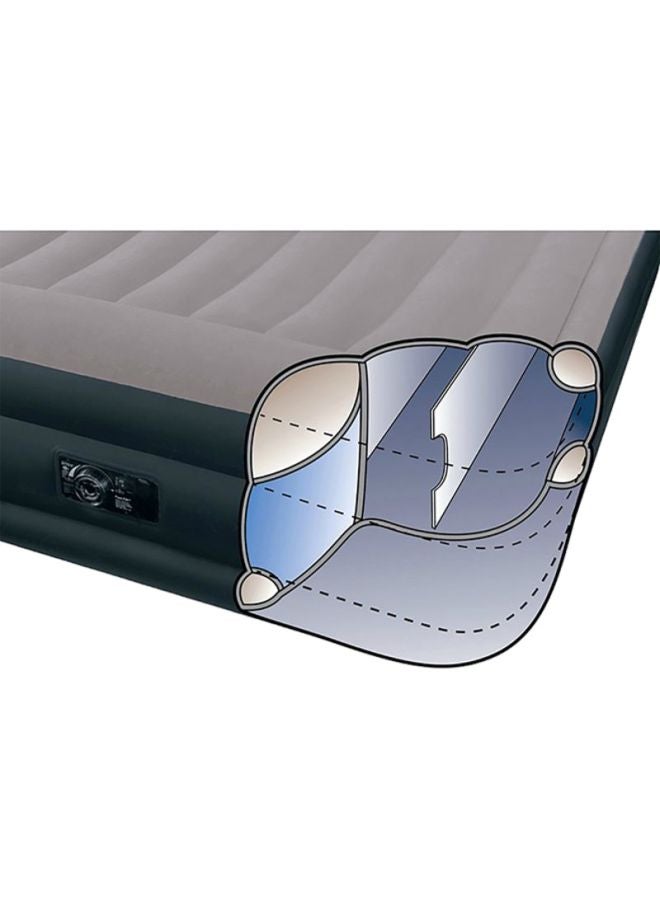 INTEX Dura-Beam Standard Deluxe Pillow Rest Airbed With Fiber Technology fiber Multicolour Queen - Image 4