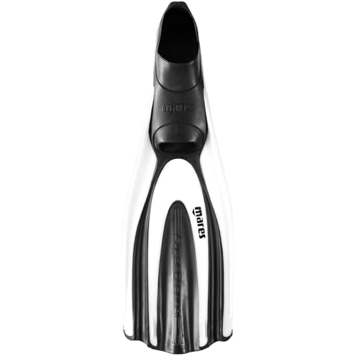 Mares Unisex Adults Avanti Superchannel FF Diving Fins Compact Durable Flippers with Closed Orthopedic Foot Pocket for Snorkelling Recreational Diving White 36 - Image 1