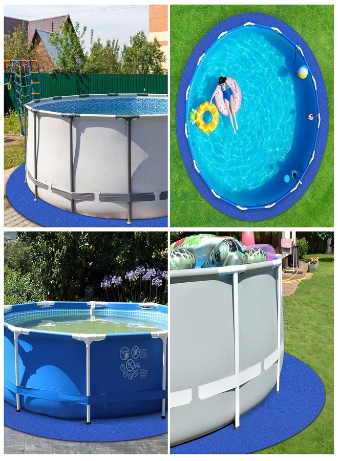 Fairooth 12 FT Round Pool Liner Pad for Above Ground Pool Under Pools Padding Replacement Swimming Pools Ground Cloth Protector for Extend Liner Life Hot Tub Liner, Blue - Image 5