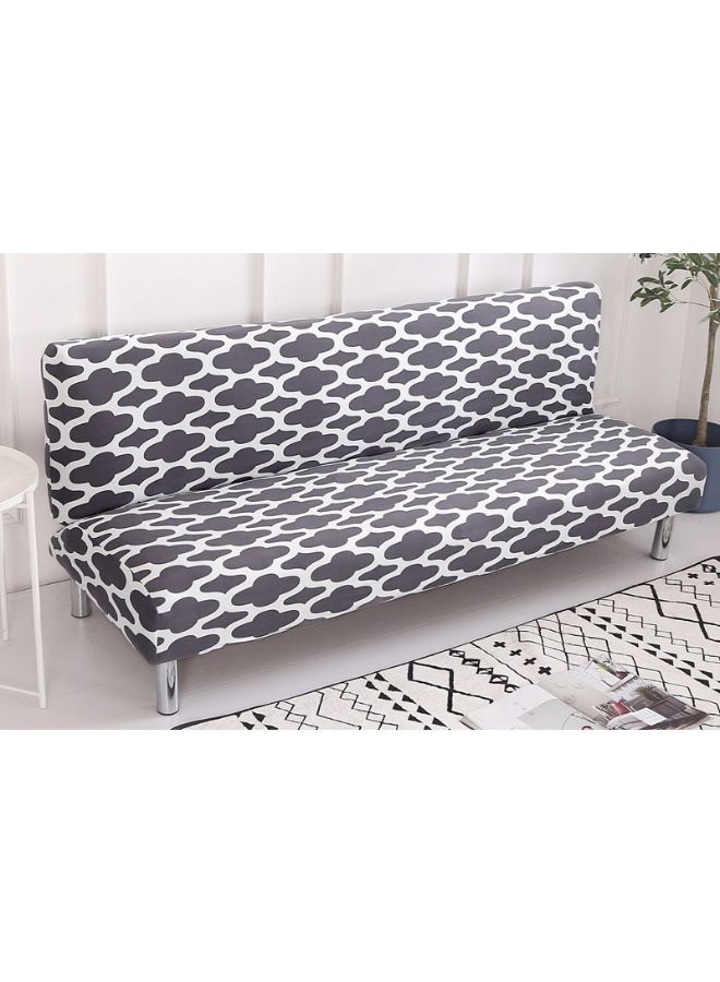 Modern Printed Comfortable Sofa Slipcover Grey/White 155-185centimeter - Image 1