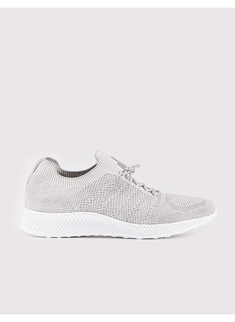 كاباني Knitwear Gray Lace-up Men's Sports Shoes