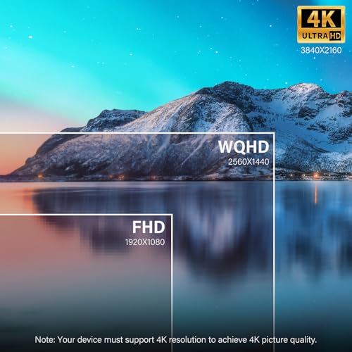 InnoView 23.8" Dual Portable Monitor 100% sRGB 3840x2160P 4K 315°Adjustable Dual Stacked Foldable Monitor Built-in Speakers Screen Extender with HDMI/USB-C/DP for Laptop Windows Mac - Image 3