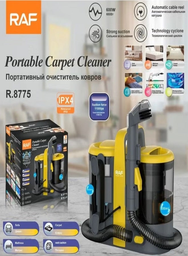 RAF Portable Carpet Cleaner – Wet & Dry Vacuum with Cyclone Technology for Home & Car Cleaning - Image 5