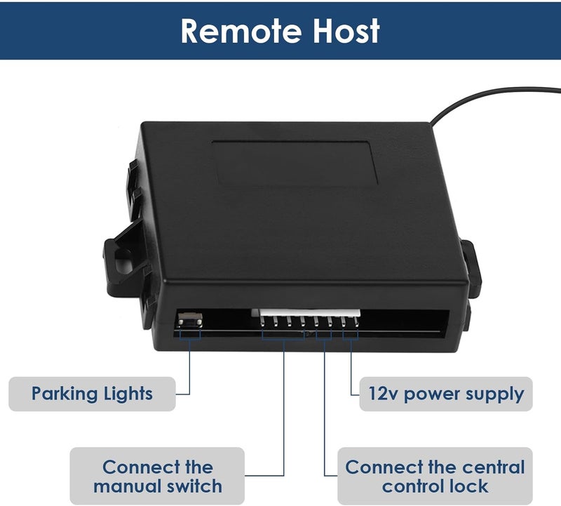 ZERONE نظام قفل مركزي كهربائي عالمي عن بُعد 4 أبواب من زيرون - Image 5