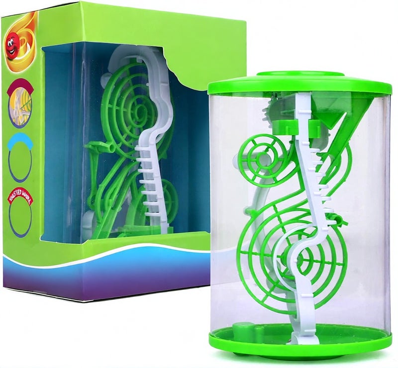 BrainyMaze Perplexed Balls - Elliptic Cylinder Maze Puzzle Game - Brain Teaser Developmental & Interactive Puzzle, Test Stabilizing Skills Ages 8+ - Image 1