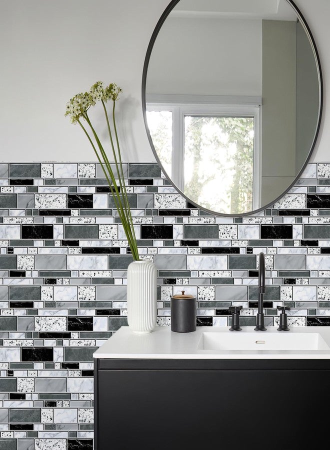 WENMER Kitchen Wallpaper Peel and Stick Backsplash Wallpaper for Kitchen, Backsplash Wallpaper for Bathroom Waterproof, Self Adhesive Kitchen Tile Contact Paper for Countertop 17.7"x 78.7" - Image 5