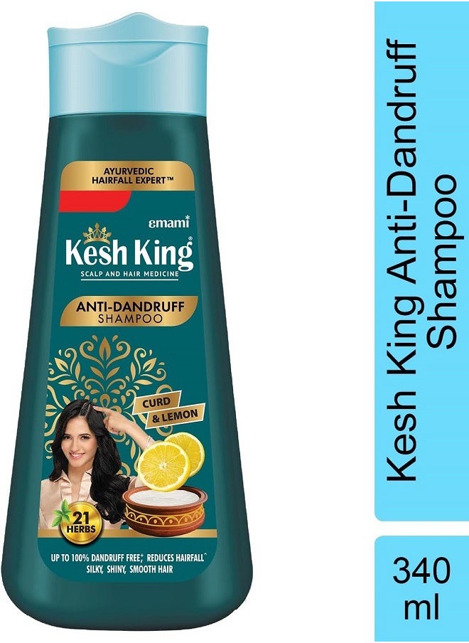 Kesh King Scalp and Hair Medicine Anti-Dandruff Shampoo 340ml  - Image 1